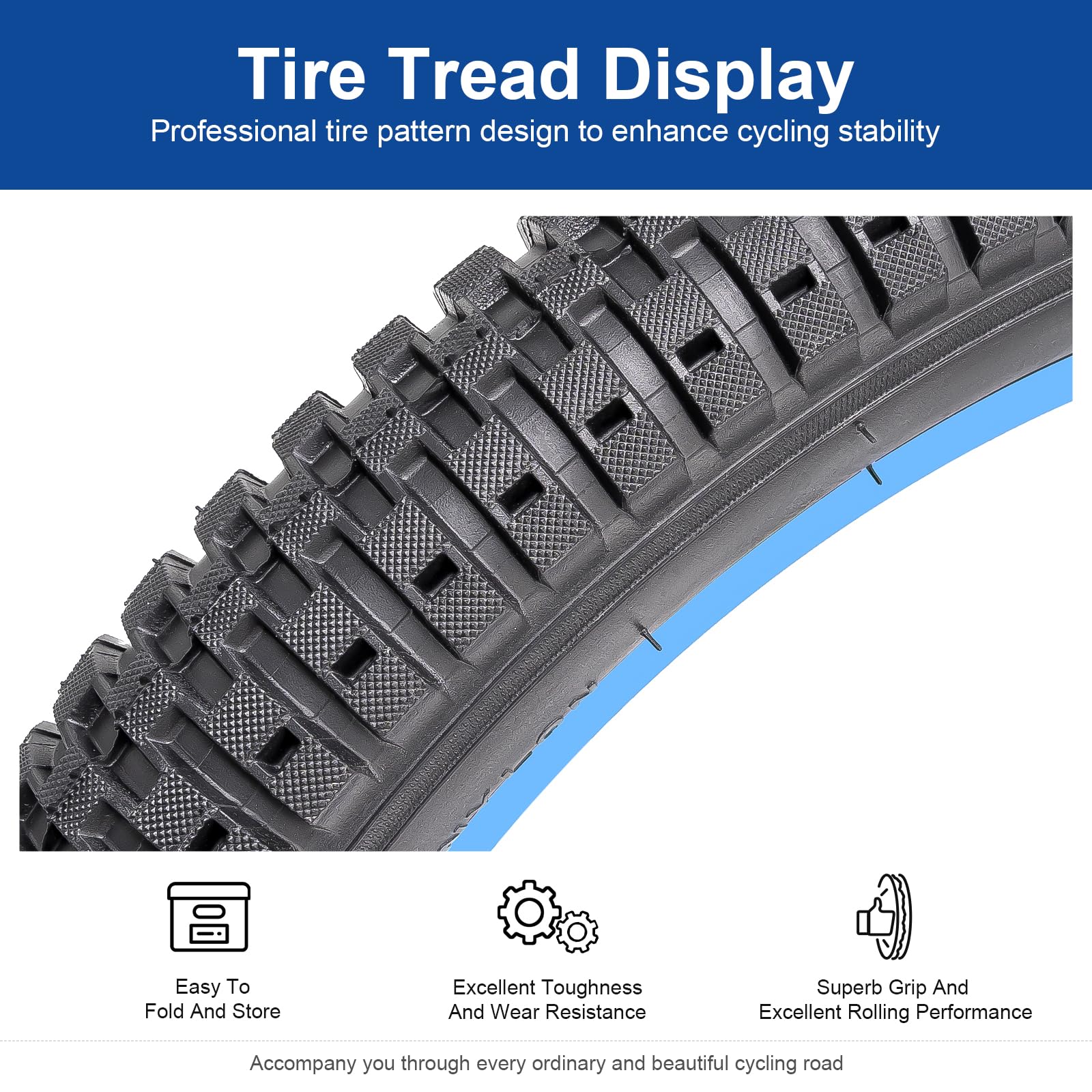 Amazon | FengCan 1本 16 1.95 タイヤ,16x1.95 50-305 自転車 タイヤ