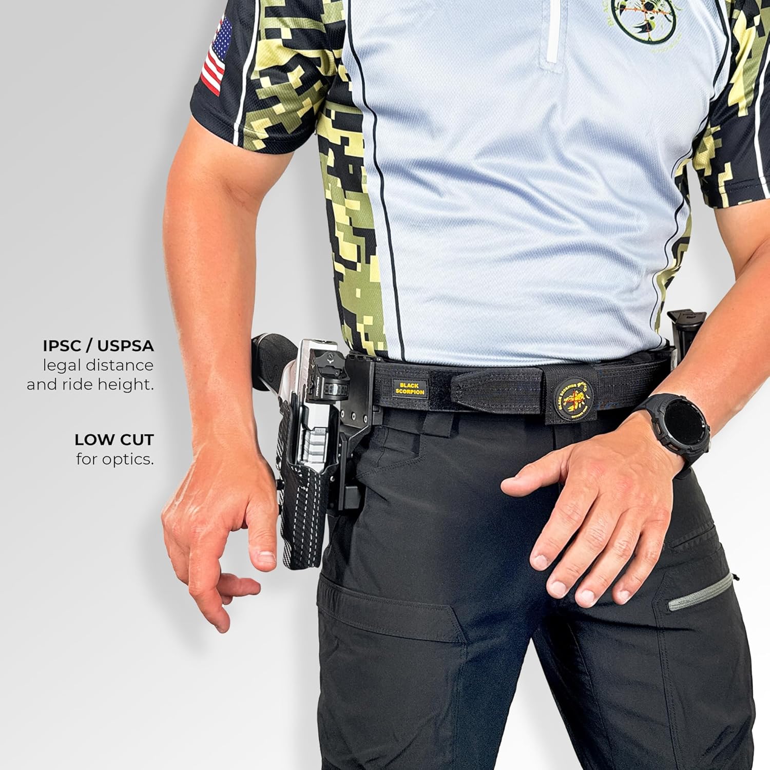 Pro Competition Holster fits Sig P320 Full Size, AXG Pro, M17, XFive, DH3, Spectre Comp, P320MAX