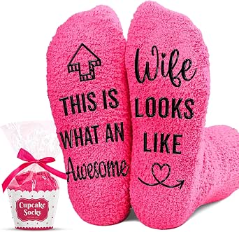 Valentine's Day Gifts for Wife - Romantic Warm Socks for Her