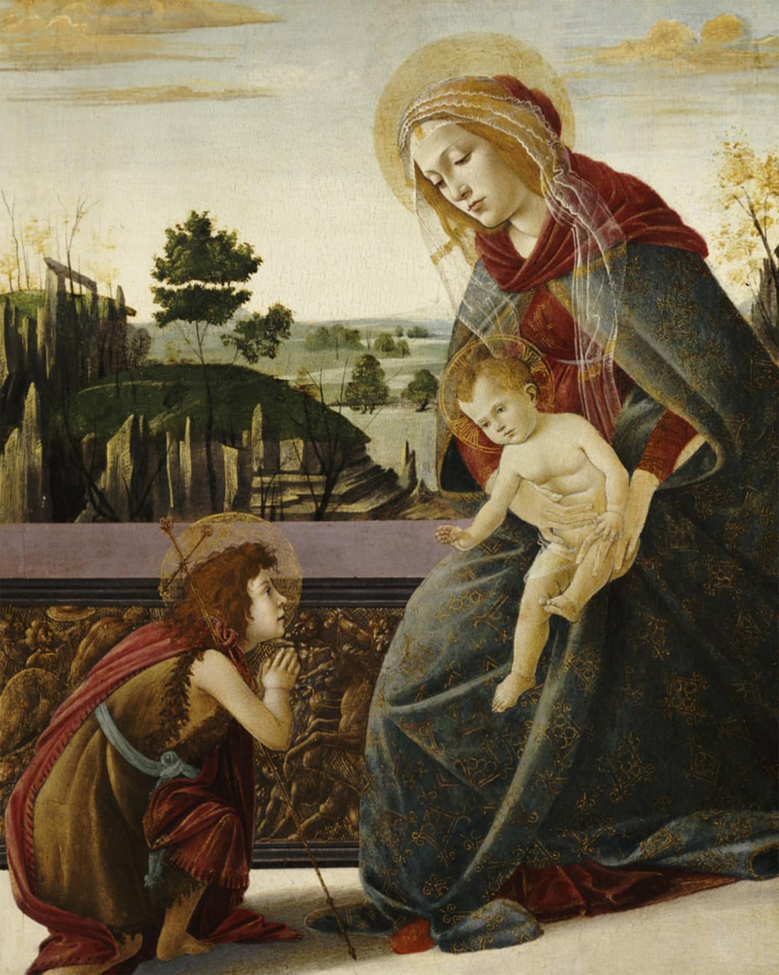 Tableau Botticelli 60x90cm pour remplacer les murs de bureau tristes
