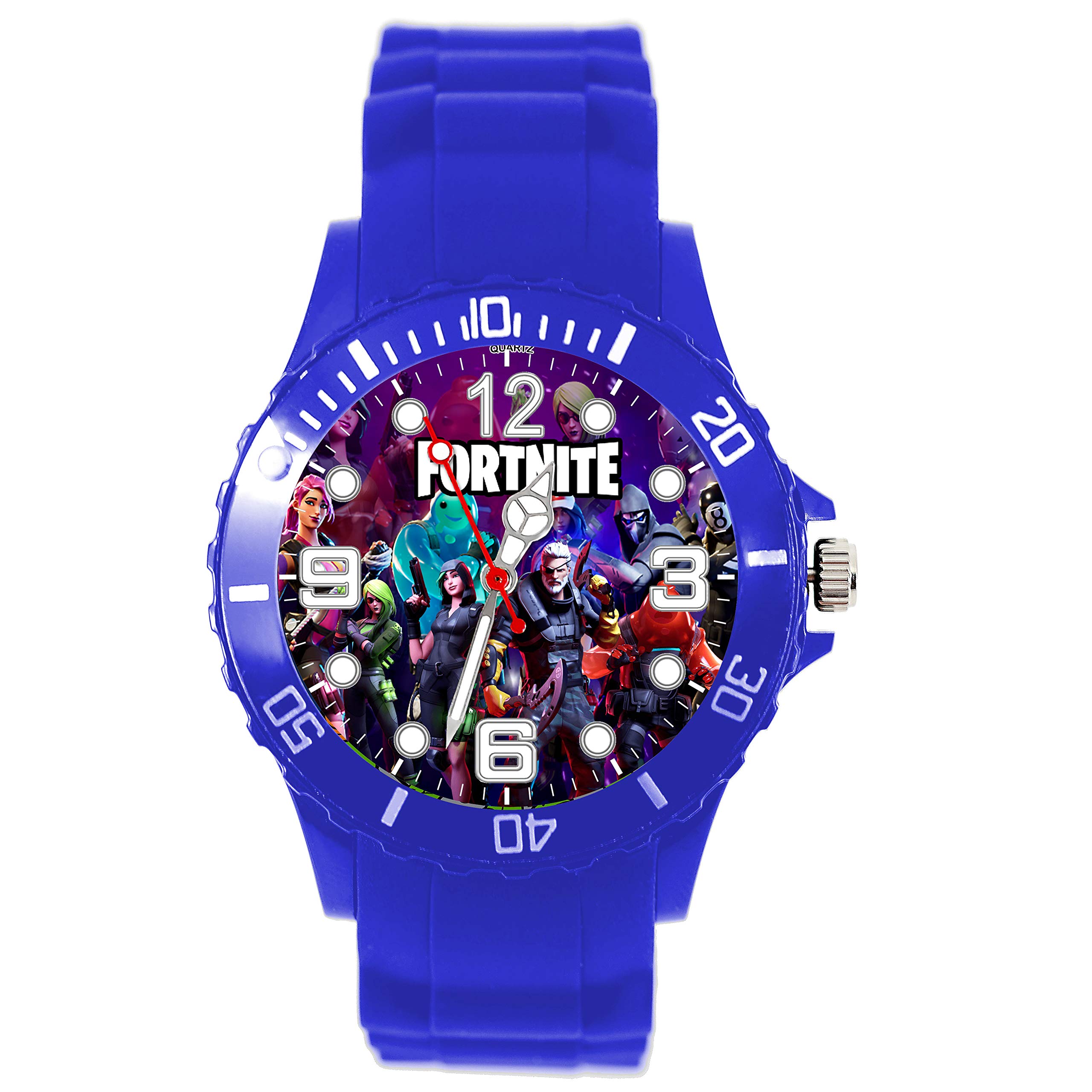 Reloj de cuarzo de silicona azul TAPORT, el regalo perfecto para aficionados a videojuegos 5