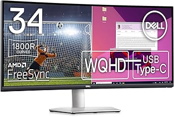 Amazon.co.jp: Dell S3423DWC 34インチ 曲面 USB-Cモニター