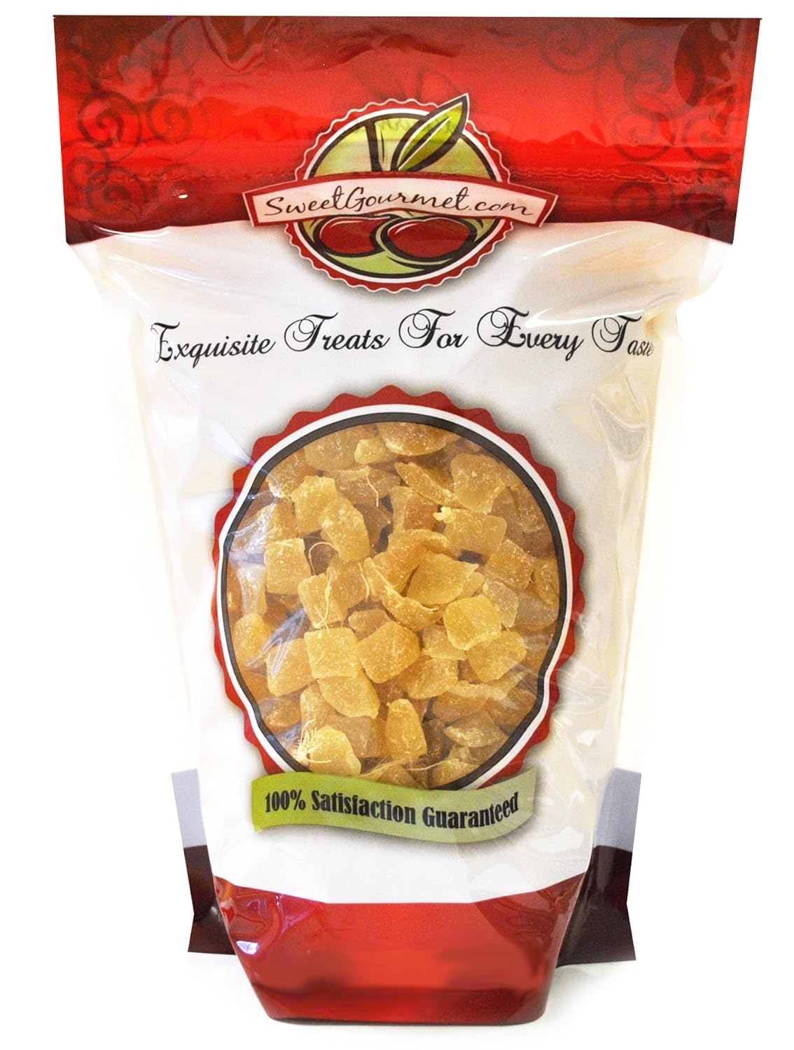 Dried Crystallized Ginger Dices, 2 lb by Green Bulk