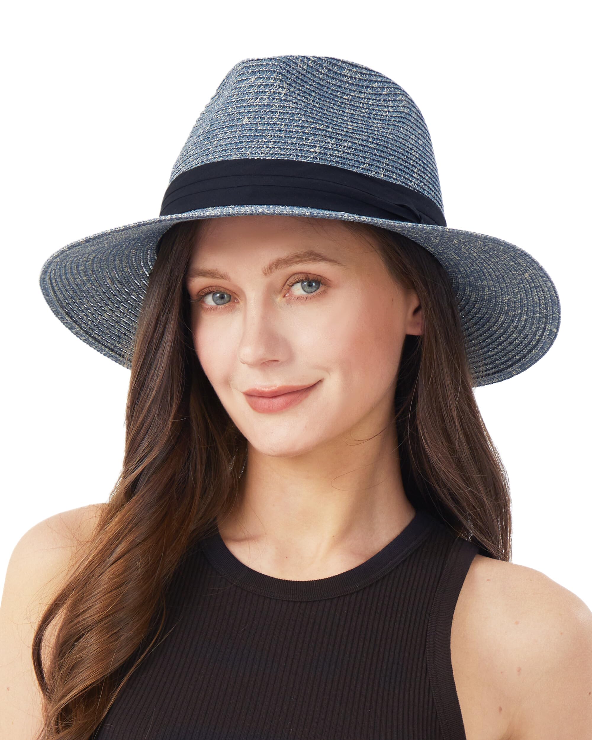 Zylioo S/M/L/XL/XXL Straw Sun Hats for Big Heads Large Summer UV Protection Holiday Beach Panama Hat for Men Women