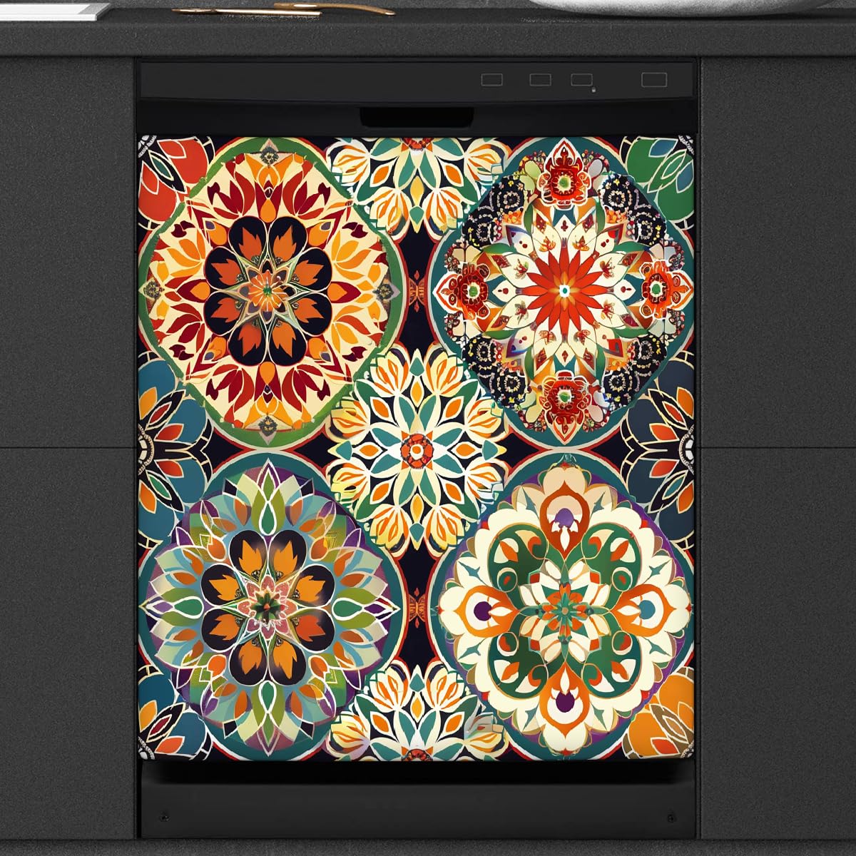 Cubierta magnética lavavajillas panel frontal reutilizable 53x66 8