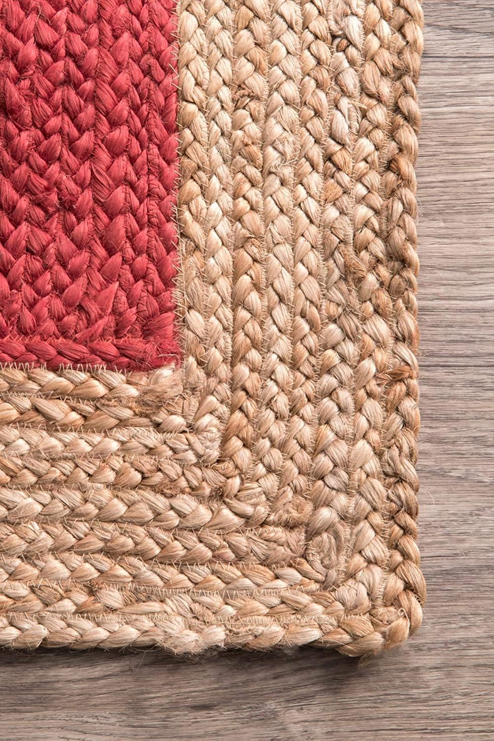 Tapis indien en jute naturelle tressé, fait à la main, de qualité supérieure, pour chambre à coucher, entrée, salle à manger, couloir, chambre d'enfant, ovale, 120 x 180 cm