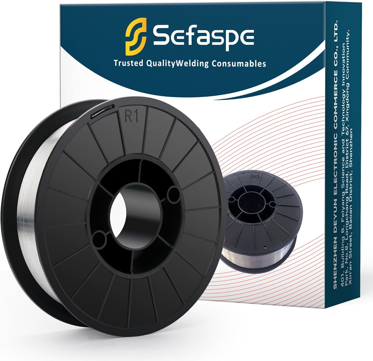 Flux Core Wire .030 - Mild Steel Gasless Low Splatter E71TGS Mig Welding Wire 10-Pound ABS Plastic Spool