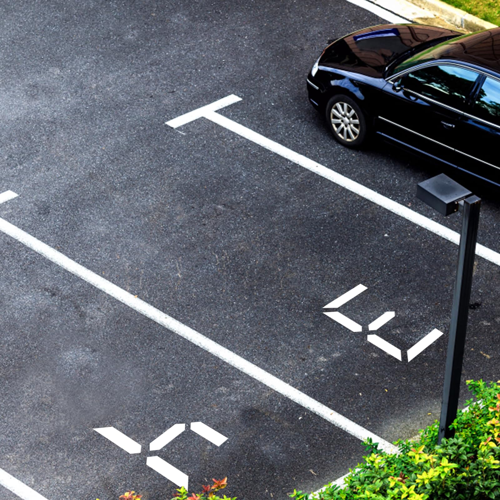 Stencil Numeri Grandi 0-9 Riutilizzabili - 10 Pezzi Per Pittura Su Pareti, Legno E Strade - Foto 8