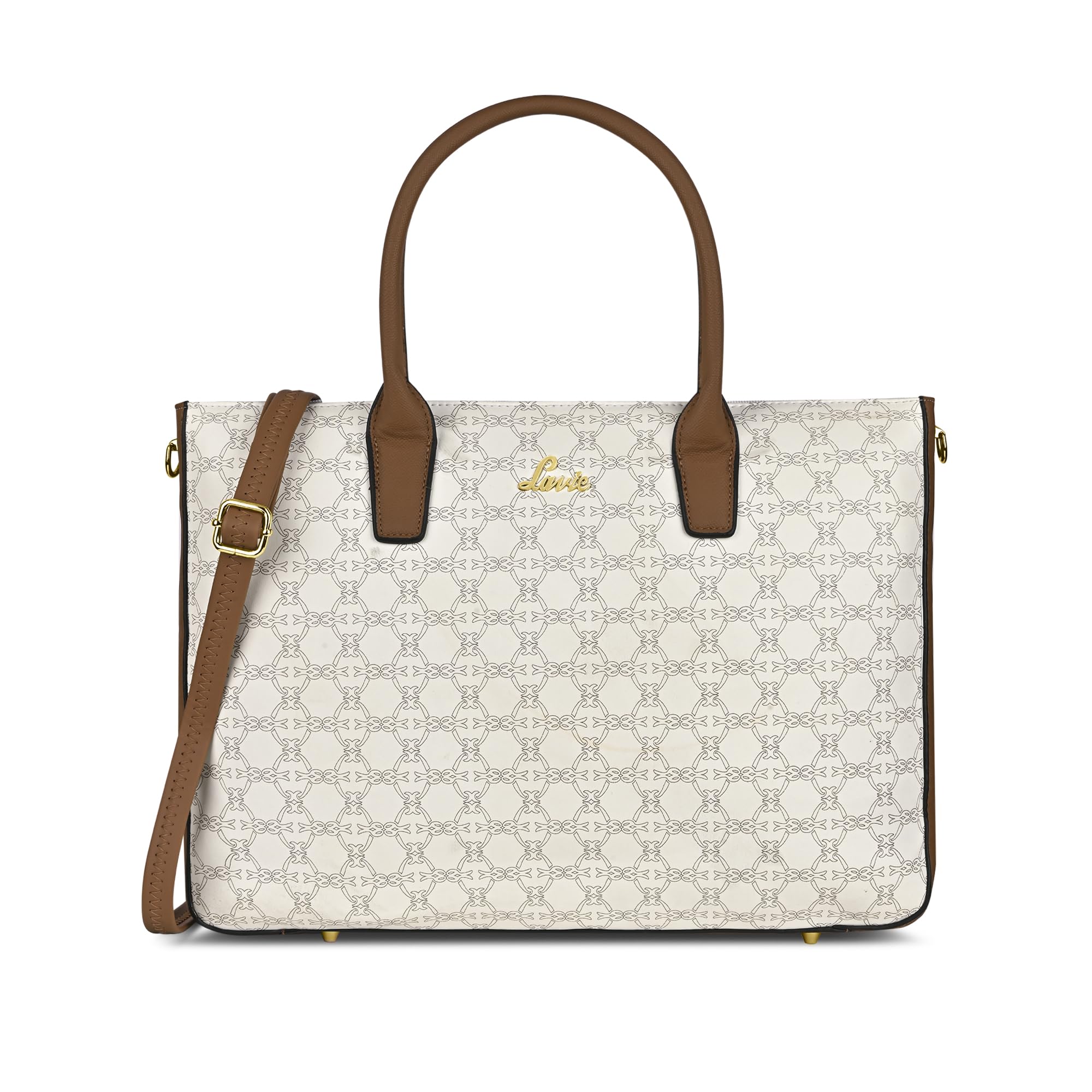 Women's Monoprint Raily Tote Bag | Ladies Purse Handbag-image-10