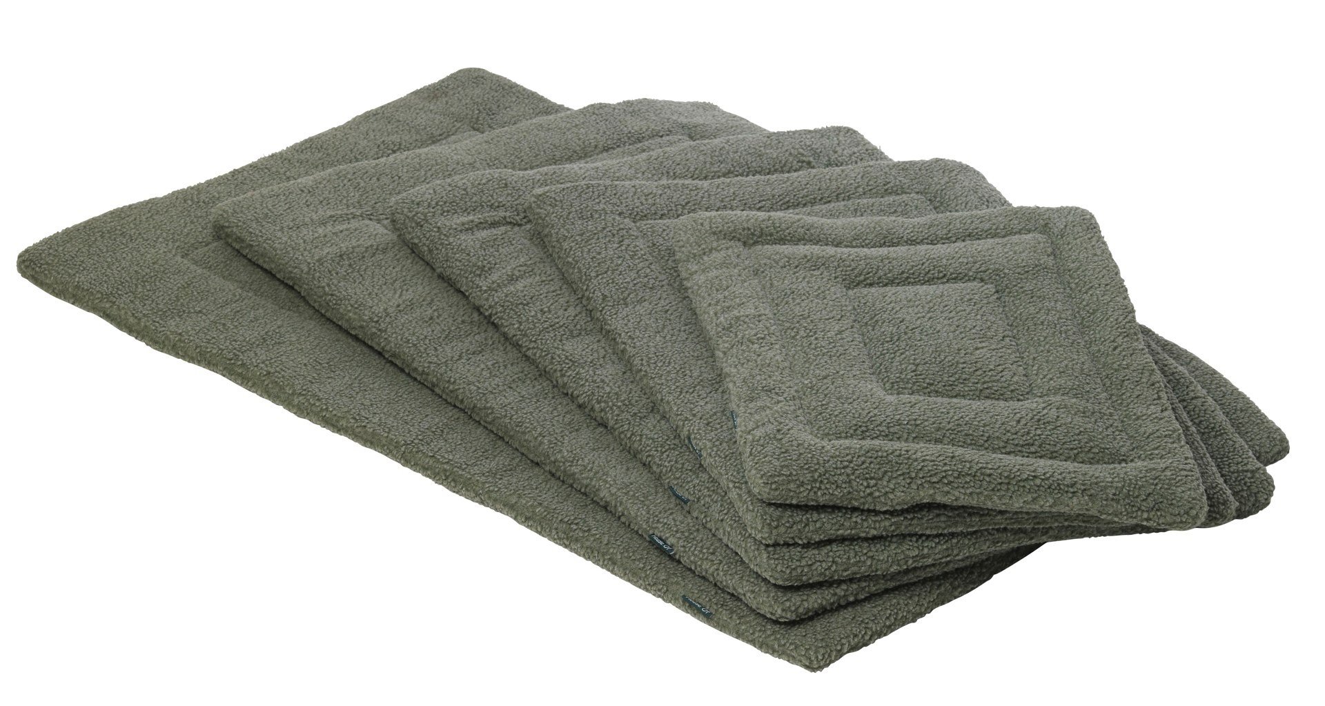 House of Paws Moss Berber Fleece Medium Mat for Pets - Machine Washable, Insulating and Durable