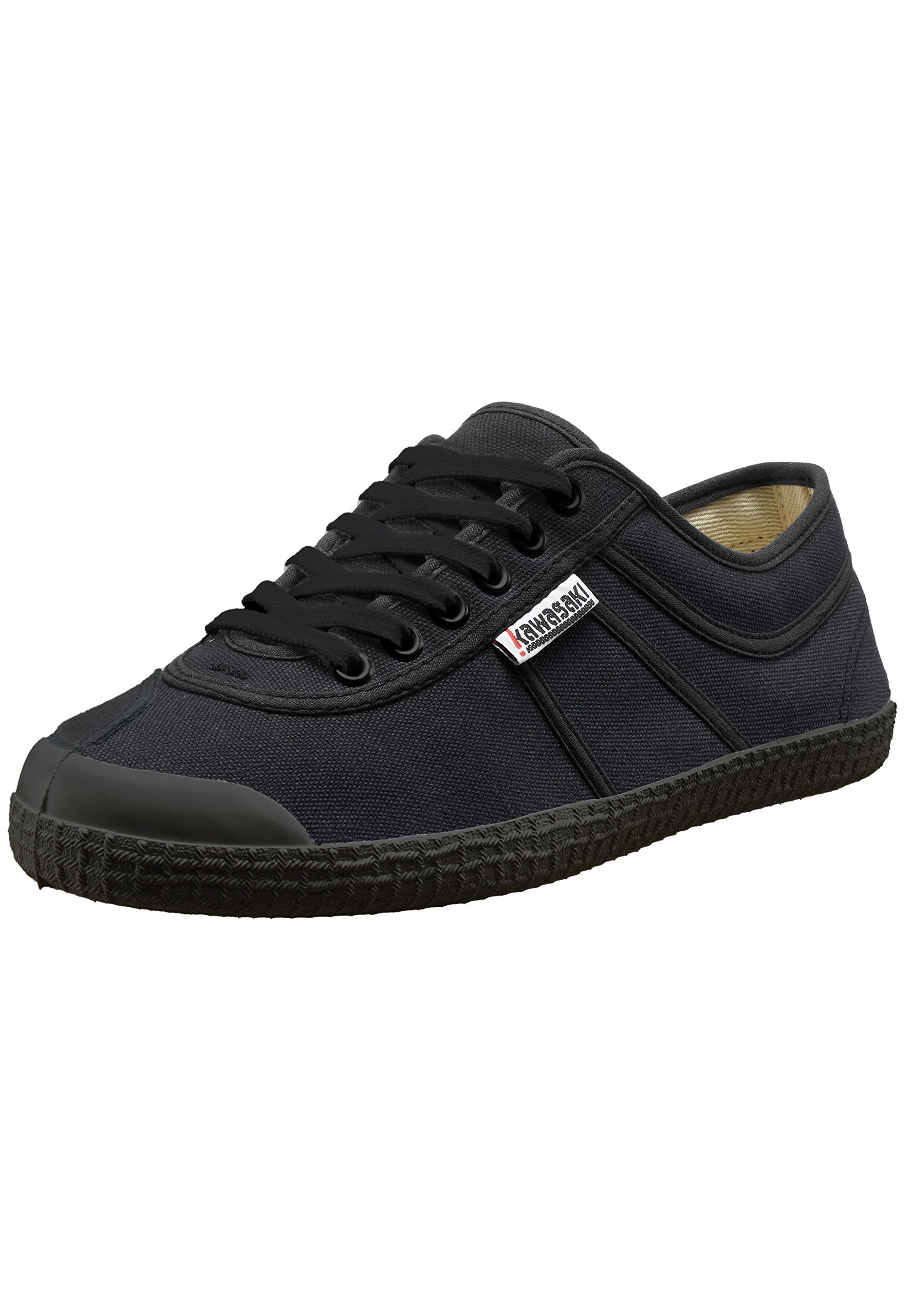 Kawasaki - Scarpe da ginnastica retrò in tela K192496 tutte nere