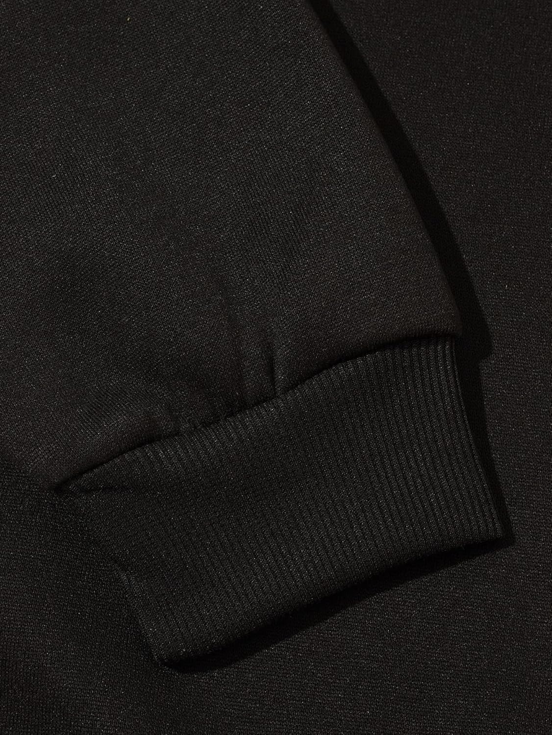 GORGLITTER Men's Letter Graphic Sweatshirt Casual Crew Neck Sweatshirt Long Sleeve Pullovers Top Black Medium - Image 4