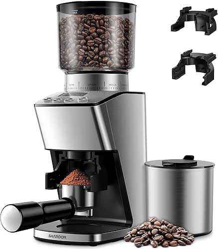 SHARDOR Conical Burr Coffee Grinder Electric, Espresso Coffee Bean Grinder