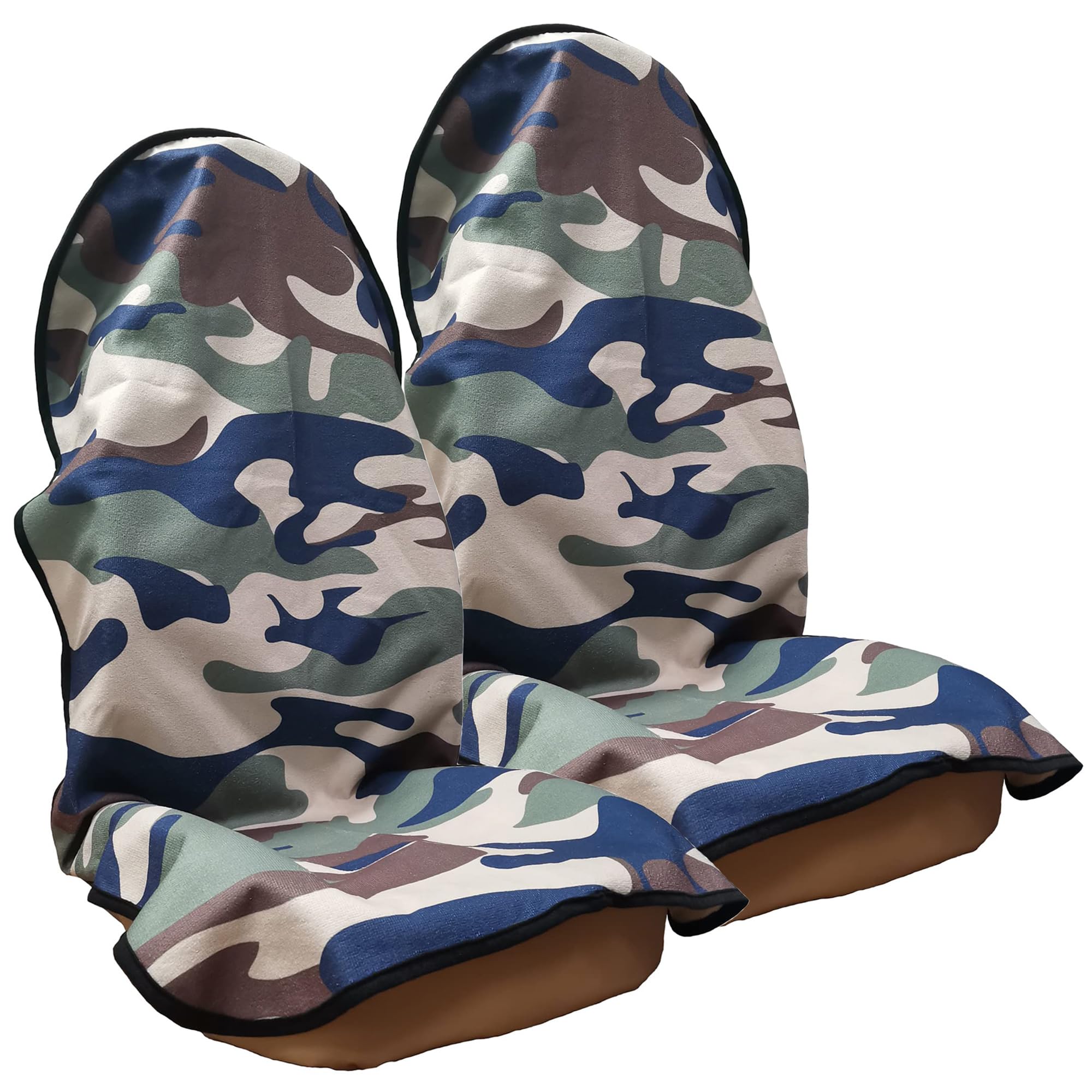 Photo 1 of LoyaGour Car Seat Cover Protector Front Seats,for Gym Workout,Running,Swimming,Beach and Hiking,Waterproof Sweat Towel Bucket Seat Covers for Cars SUV Trucks (Camouflage, 2Pcs)