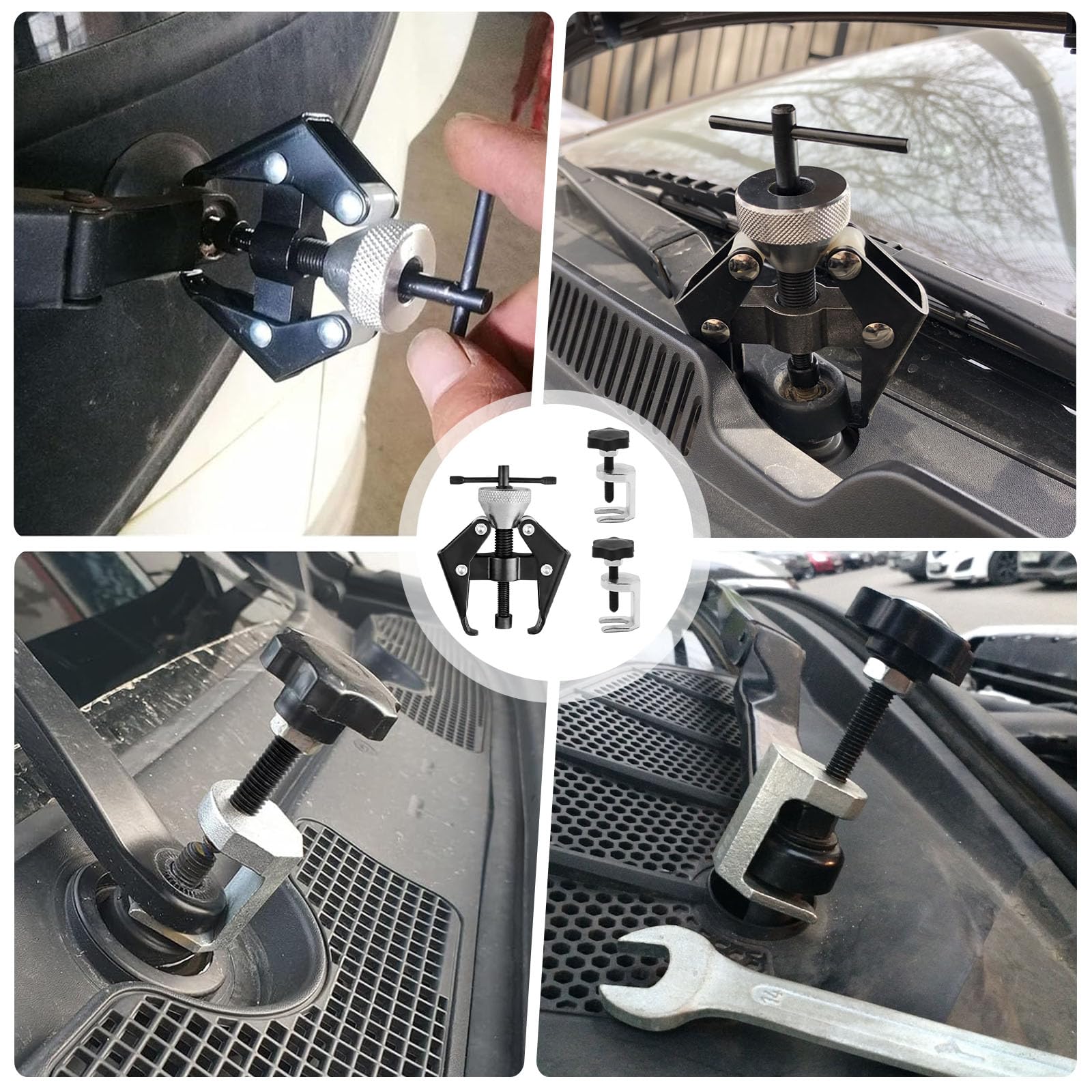 Estrattore Tergicristallo Auto Estrattore Tergicristalli Regolabile Estrattore Braccio Tergicristallo Utensile Estrattore per Tergicristallo, Rimuovere Tergicristalli 9-30mm