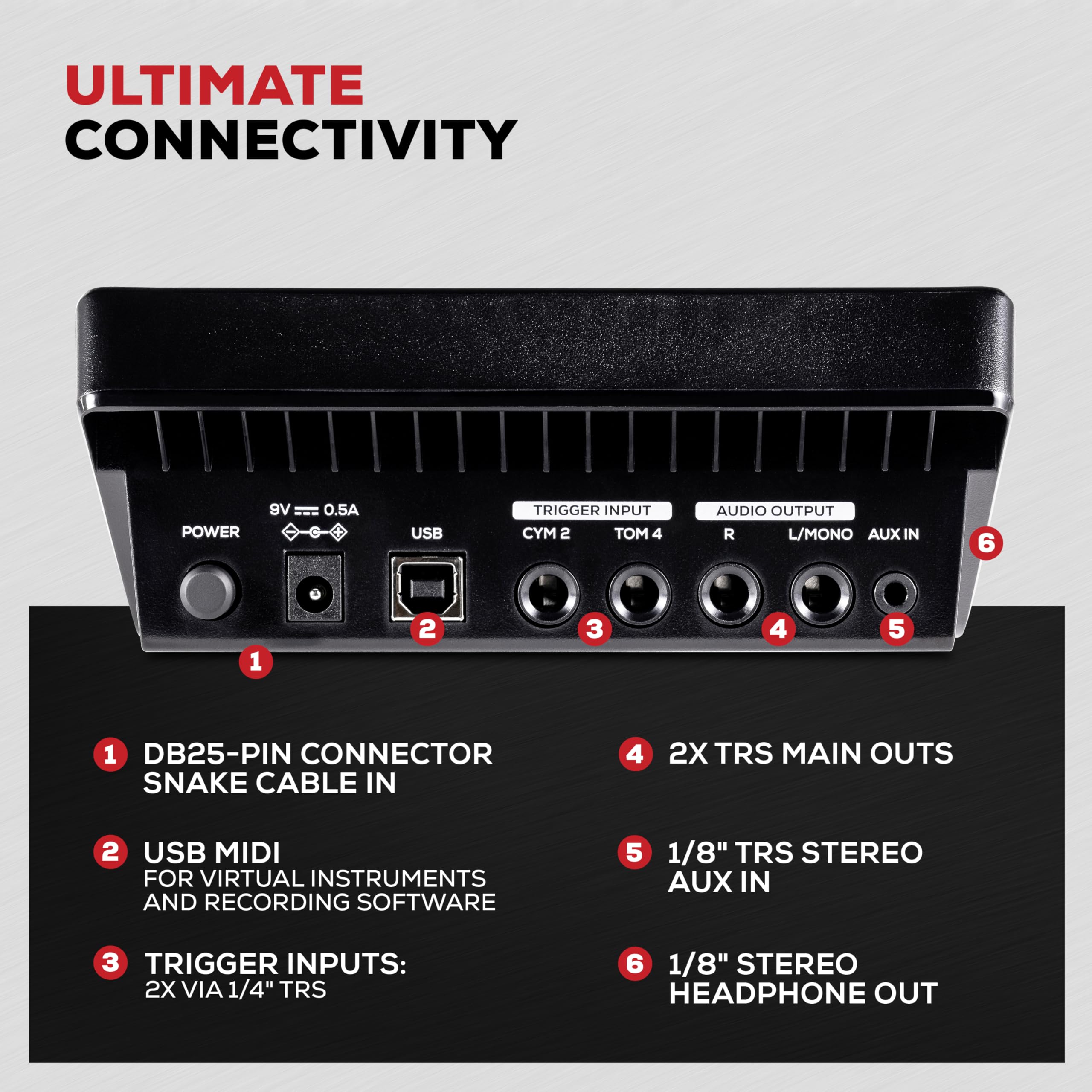 Alesis Nitro Ultimate Elektroniczny Zestaw Perkusyjny z Podwójnymi Padami Siatkowymi, Niezależnym Hi-Hatem, 640 Brzmieniami BFD 52 Zestawami, Bluetooth, Drumeo, USB MIDI, Podwójną Stopą Basową
