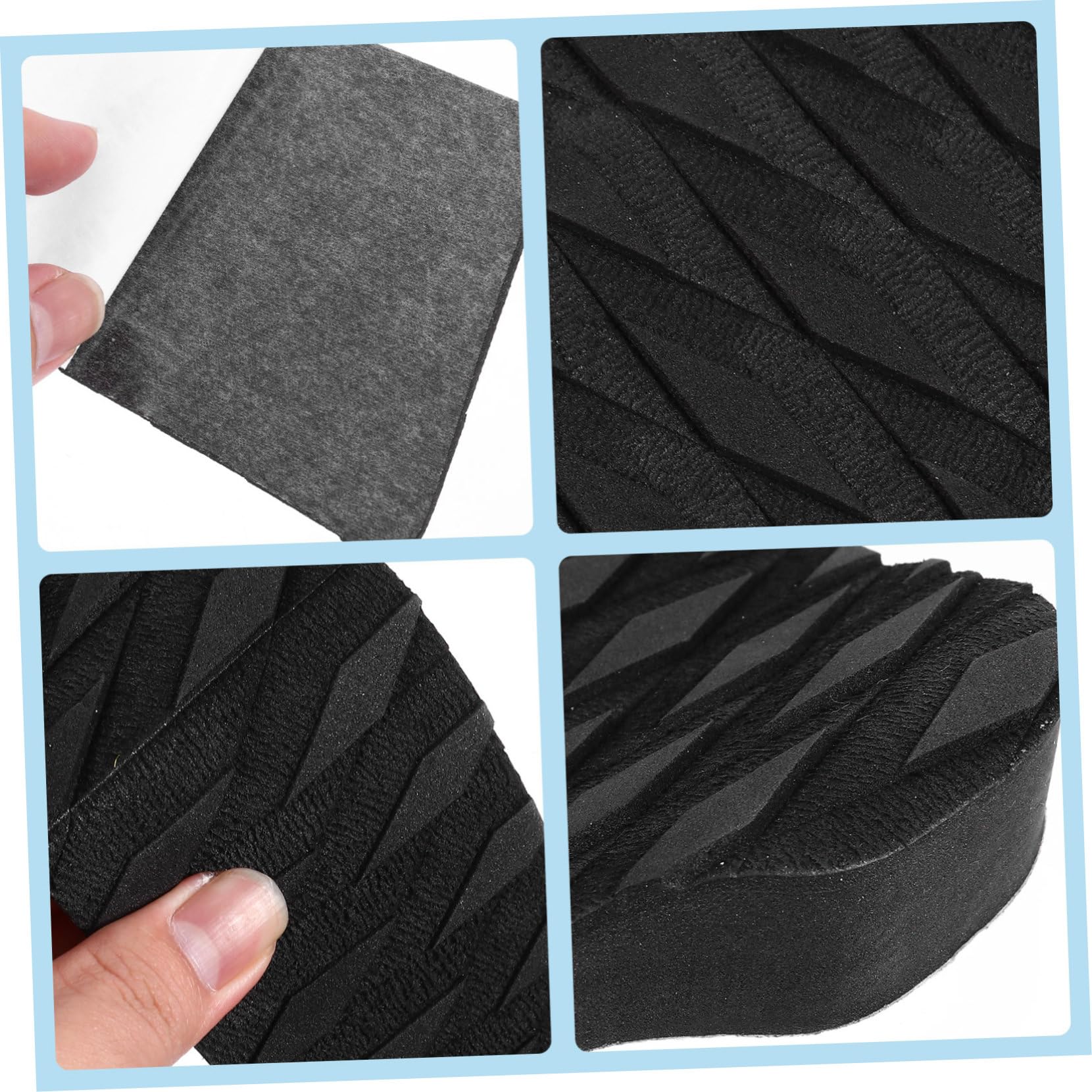 Toddmomy 6stücke Surfboard Traction Pads Anti-rutsch Eva Deck Grips Für Maximale Haftung Und Komfort Für Anfänger Und Profis Installieren
