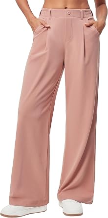 Ewedoos Wide Leg Dress Work Pants for Women Business Casual Office Outfits