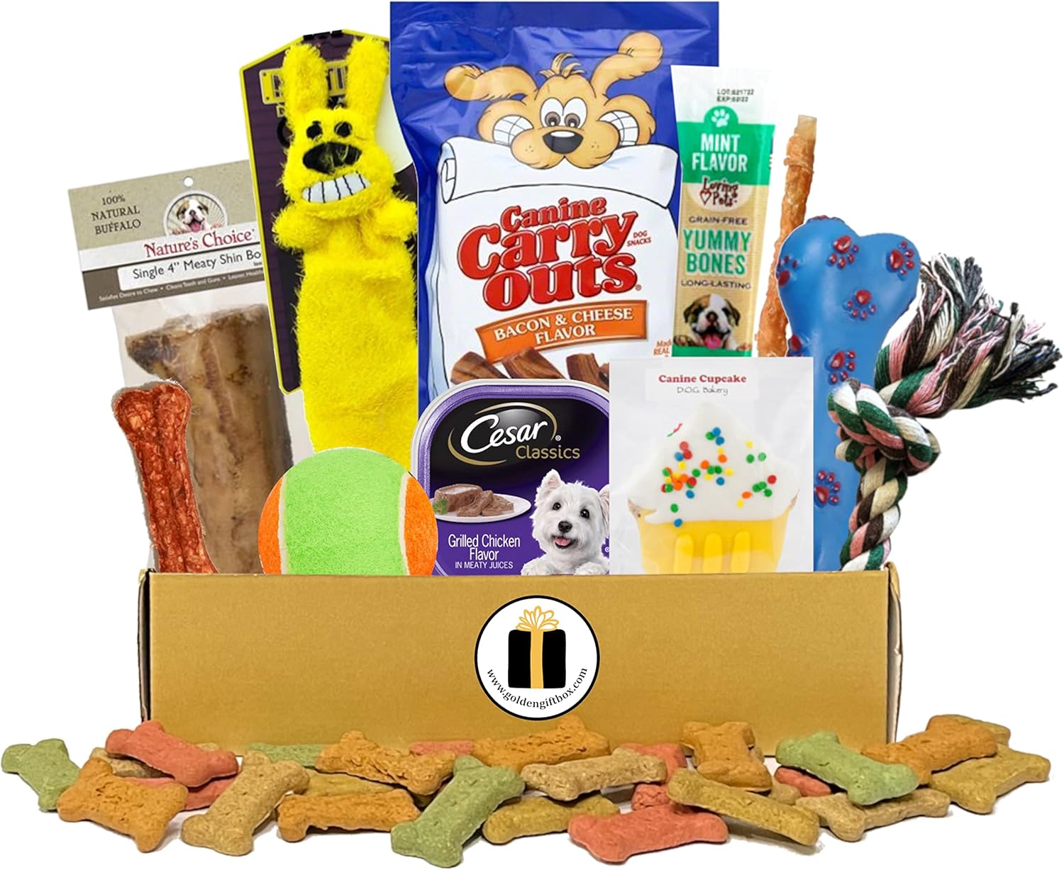 Send Dog Toy and Dog Treats in Our Barker Box! Puppy Toys