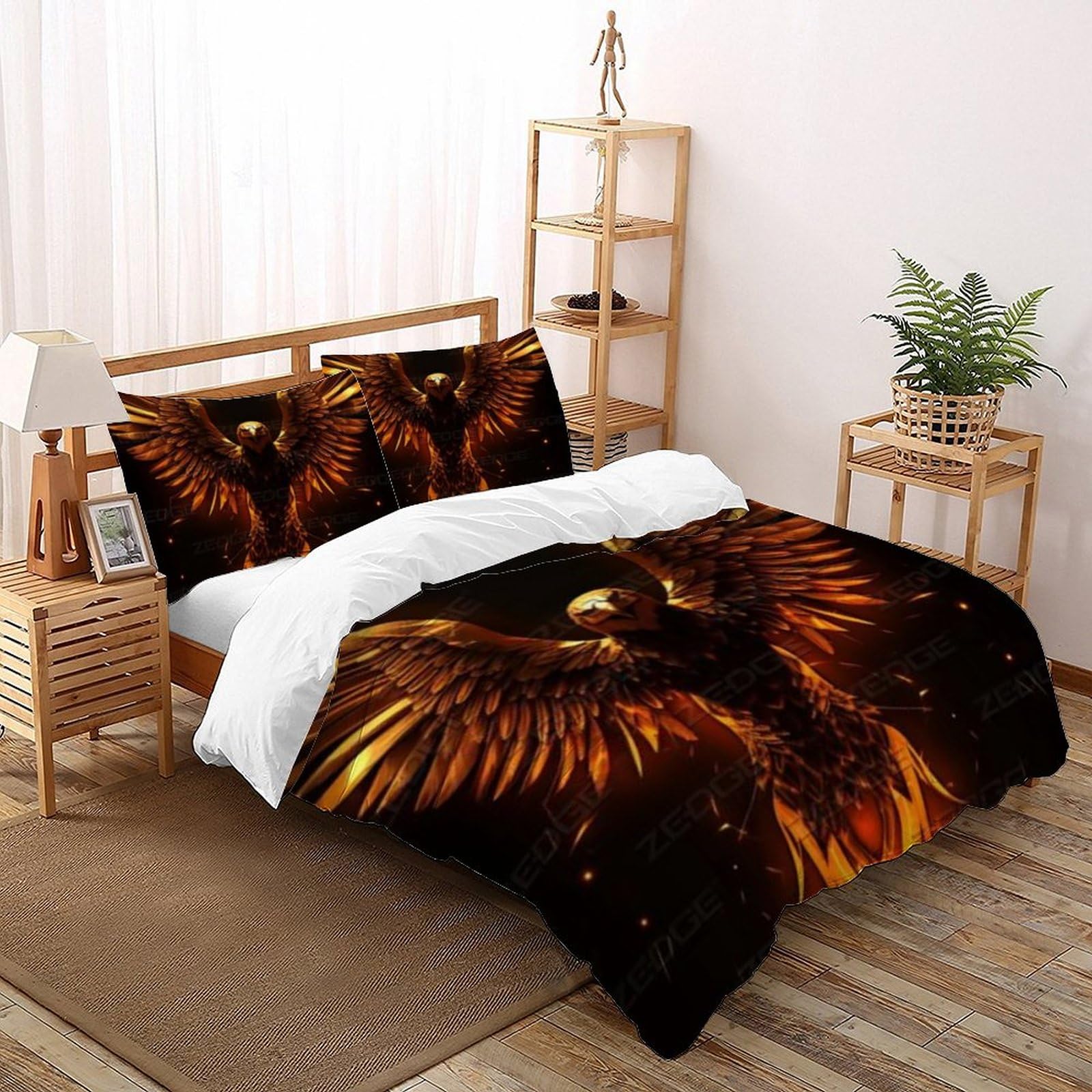 Housse de couette animaux volants 260x220 pour transformer la chambre des enfants