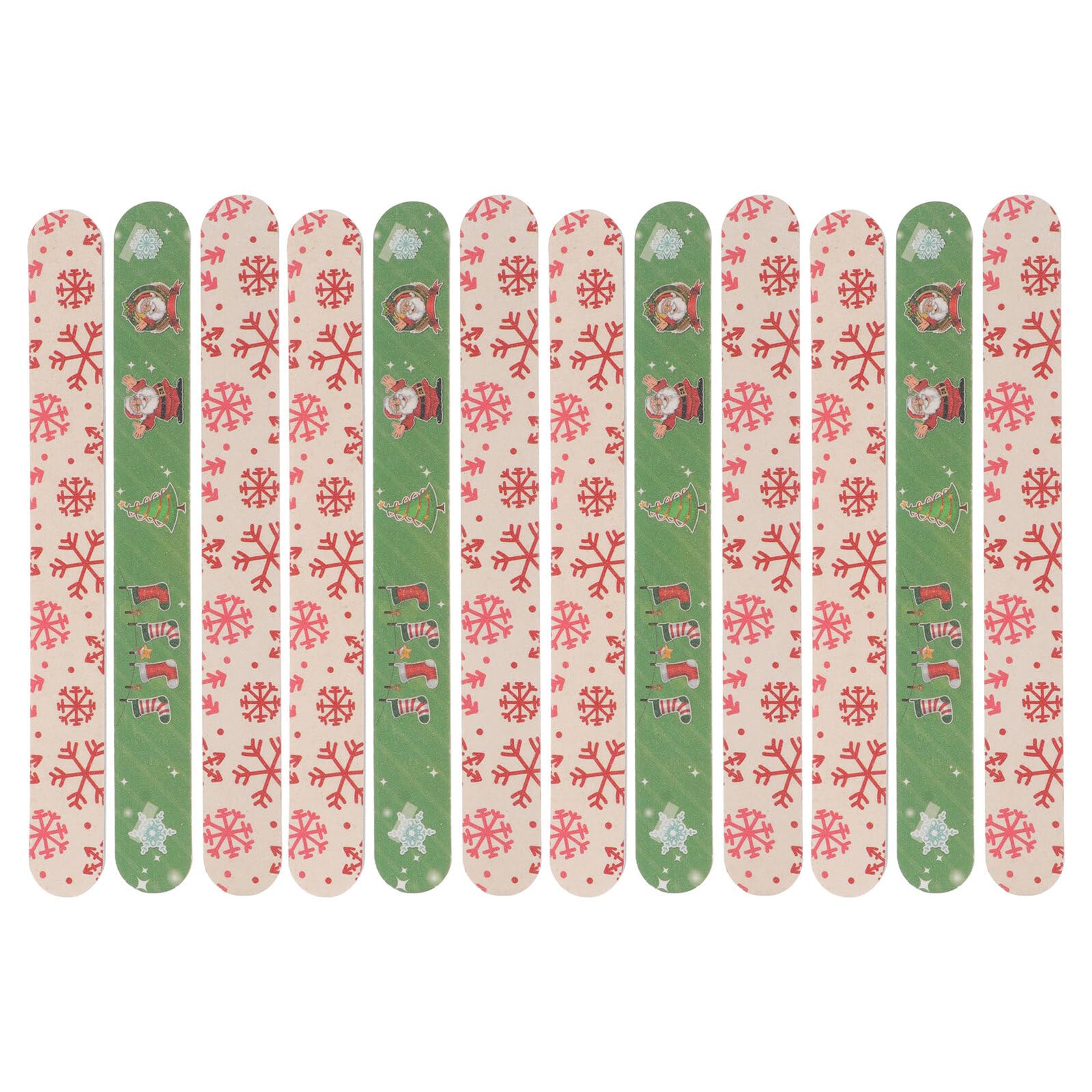 Gatuida 12 Lime per Unghie Natalizie a Grana Grossa Lucidanti per Manicure e Pedicure Fai da Te Set Leggero e Portatile per Viaggio e Uso Professionale