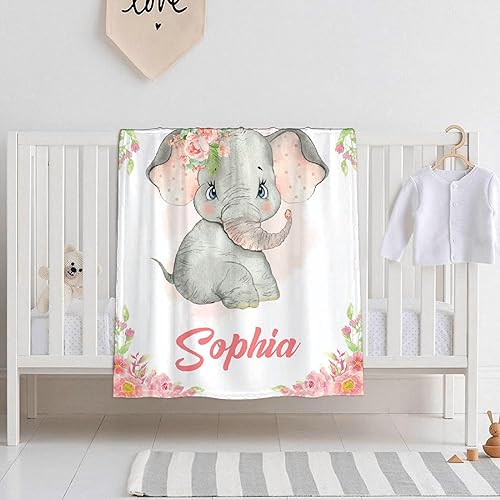 Miniatura 63 de Butterfly Custom Baby Blanket with Name Personalized Baby Blanket for Girl Boy Birthday Chirstmas Gift Customized Baby Receiving Blanket for Newborn