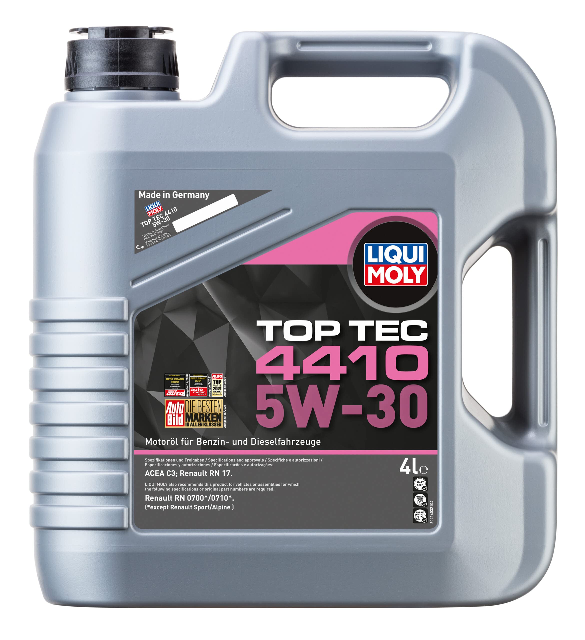 Liqui Moly Top Tec 4410 Motor Yağı 5W-30 4L