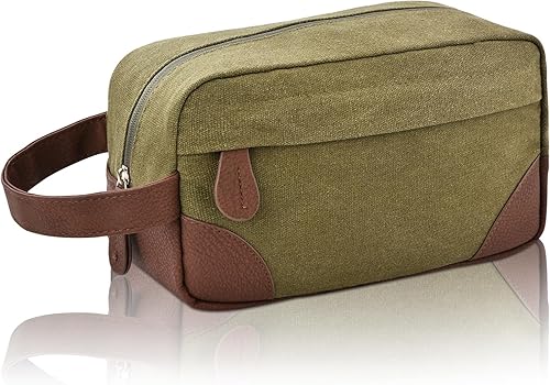 Felipe Varela Neceser de viaje para hombre, bolsa de aseo para hombre, bolsa de aseo esencial, bolsa de baño, kit de afeitado durante la noche para