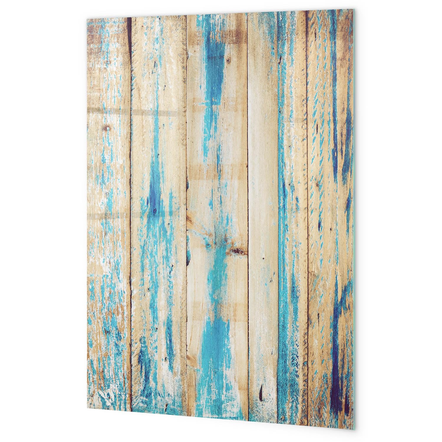 Lavagna in vetro magnetica da parete 60x120 cm | Legno invecchiato