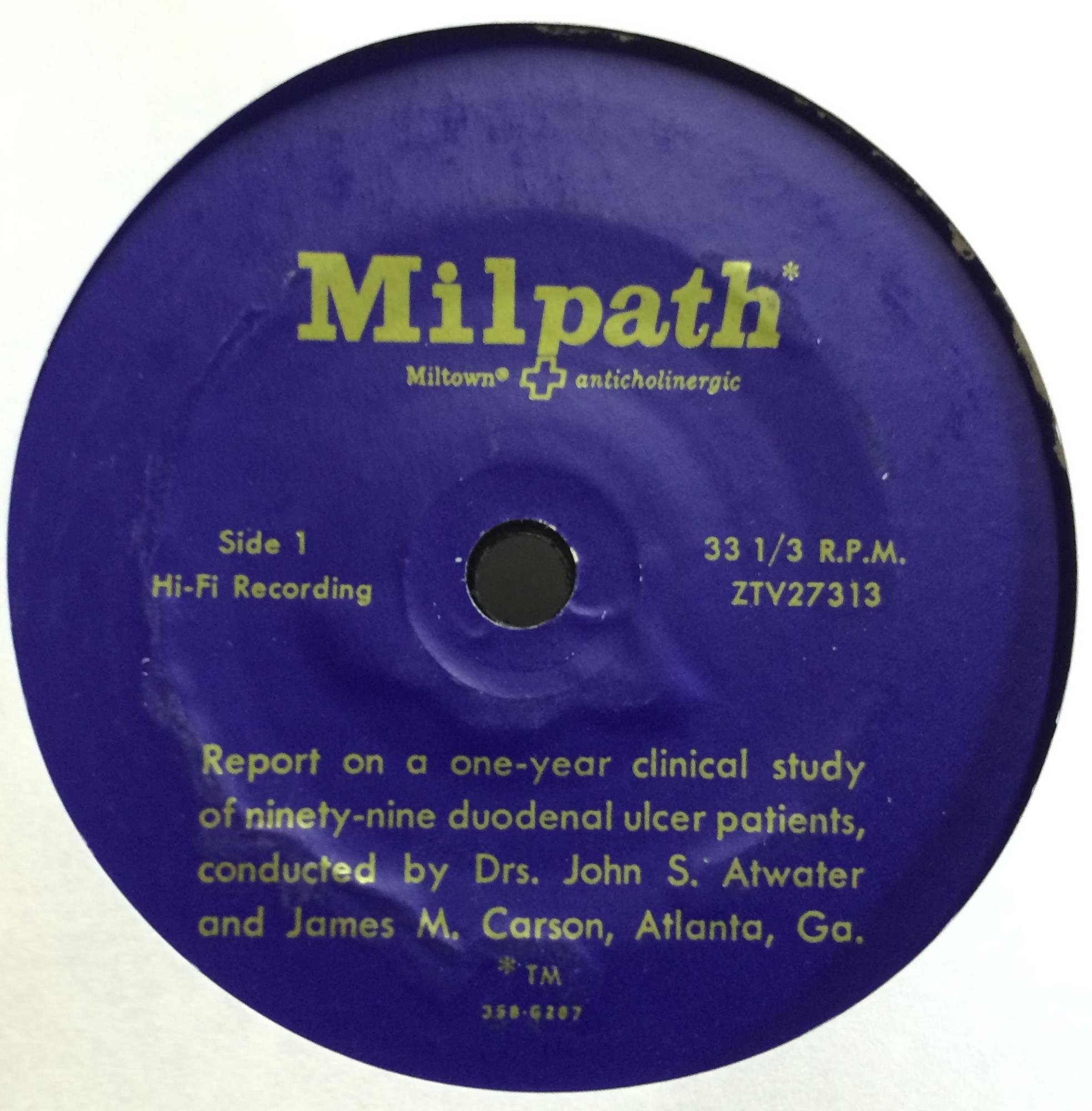 Mario Rossi Brahms Hungarian Dances Milpath Promo 45 rpm single