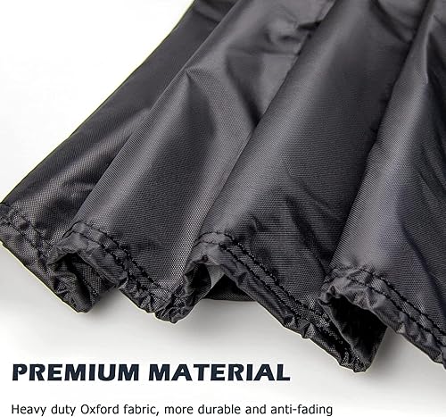 Miniatura 3 de Hengme Juego de funda para bar de patio, cubierta de mimbre resistente al agua de 41 pulgadas, para mesa de bar al aire libre, juego de muebles de