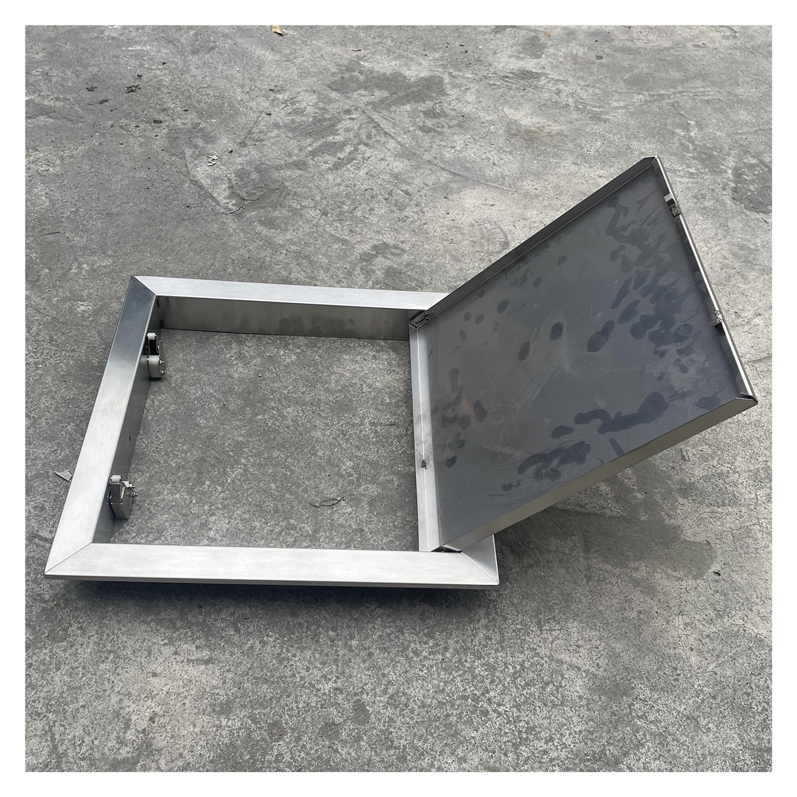 Botola Ispezione In Acciaio Inossidabile – Sportello Rettangolare Per Cartongesso, Dim. 100x200 / 200x250 / 300x400 / 500x600 Mm, Personalizzabile