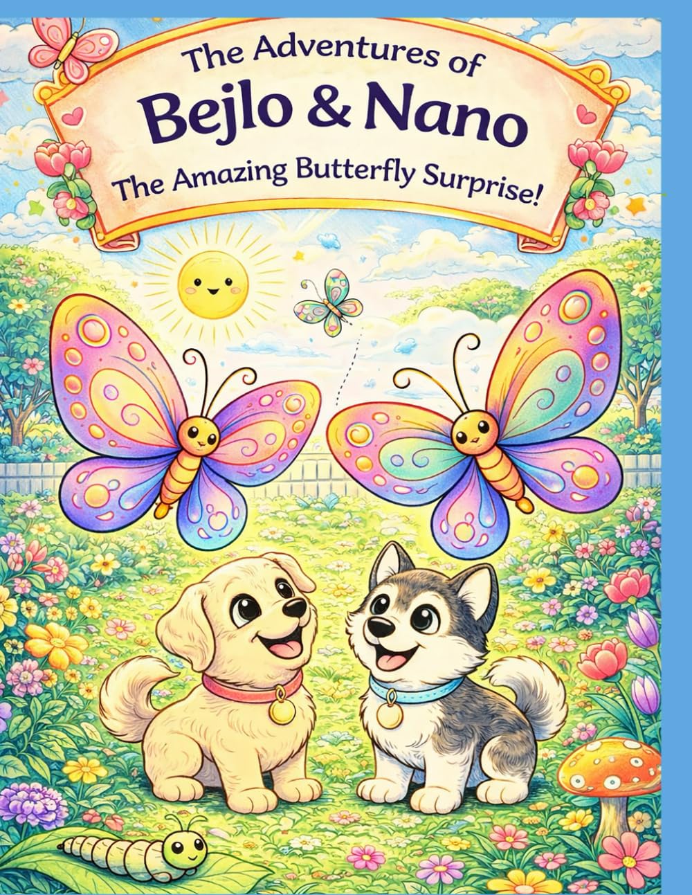The Adventures of Bejlo & Nano: The Amazing Butterfly Surprise - A childrens coloring adventure