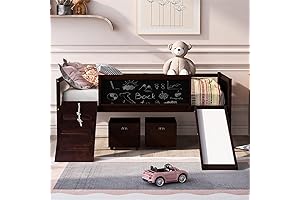 Kids Low Loft Bed: Modern Fun and Functional Bed for Young Explorers