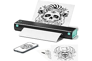Professional M08F Wireless Tattoo Stencil Printer for Tattoo Artists & Beginners