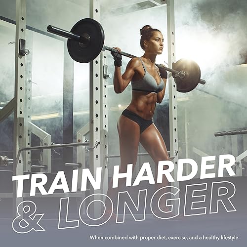 Miniatura 5 de SteelFit Steel Pump - Bebida avanzada en polvo para antes del entrenamiento, 30 porciones, polvo de preentrenamiento de máximo rendimiento y