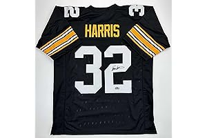 Franco Harris Pittsburgh Steelers Autographed Reprint Laser Football Jersey