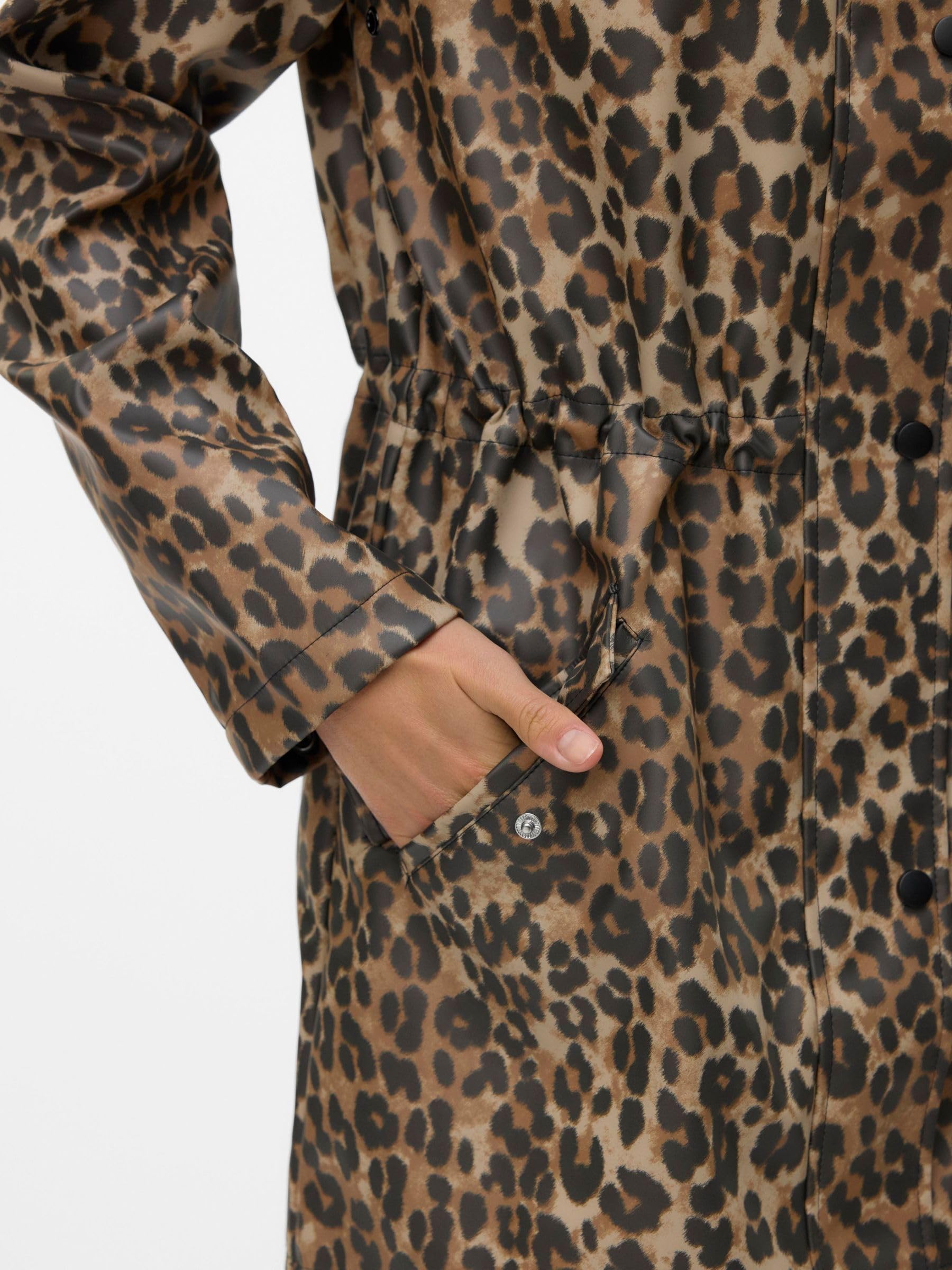 VERO MODA Vmmalou Coated Printed Jacket Noos Vmmalou - Chaqueta estampada con revestimiento Mujer (Pack de 1)