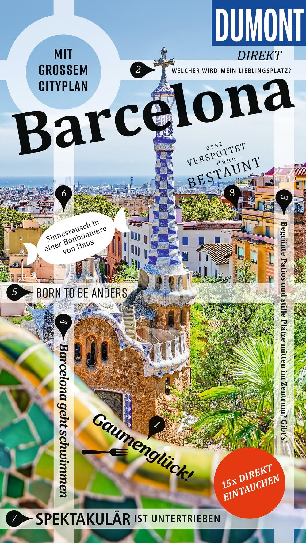 DUMONT direkt Reiseführer Barcelona: Mit großem Cityplan