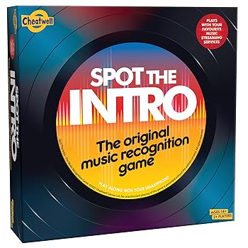 Cheatwell Games Spot the Intro Music Recognition Quiz Game From the 60's to the 2010's