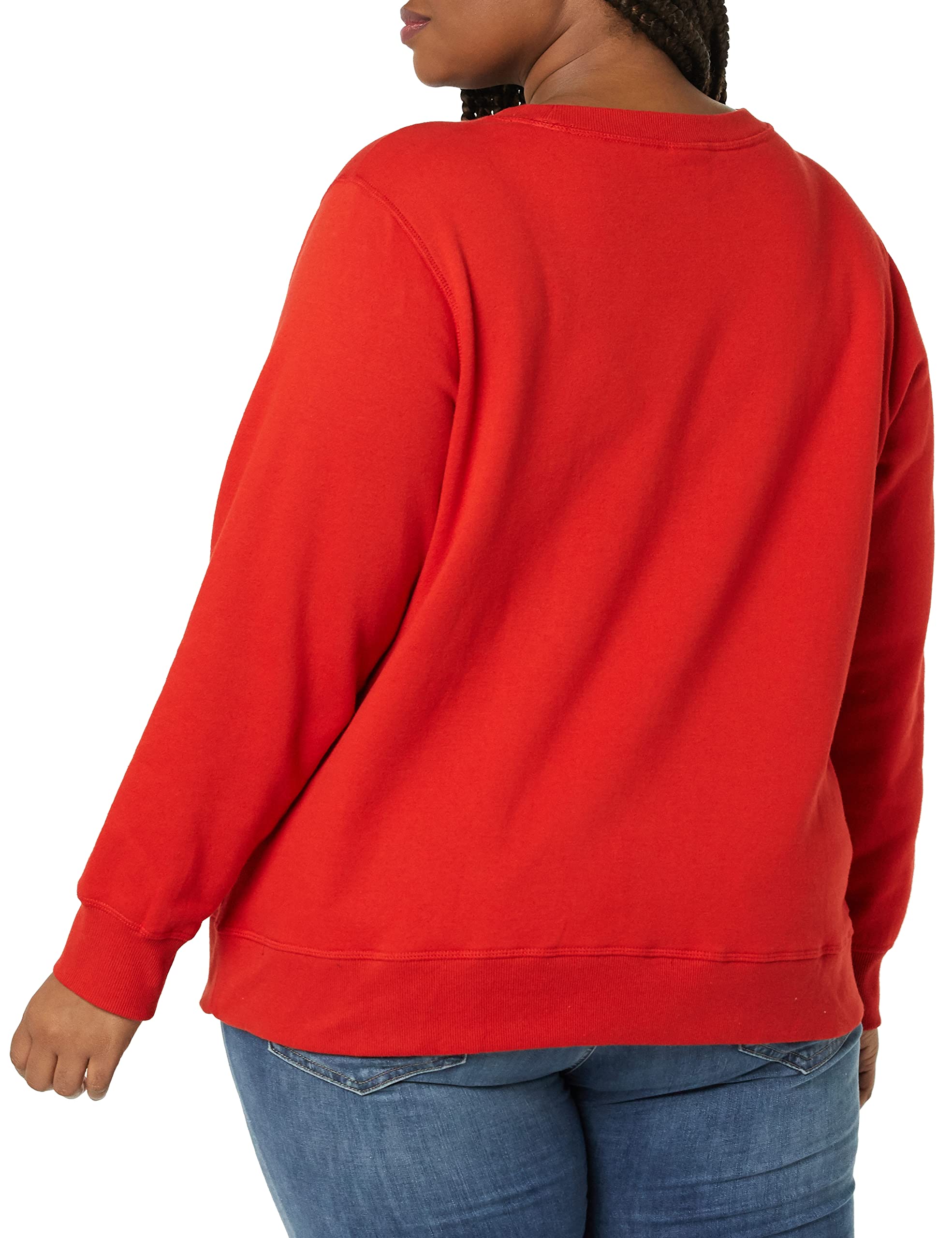 Amazon Essentials Felpa Girocollo in Pile di French Terry (Taglie Forti Disponibili) Donna