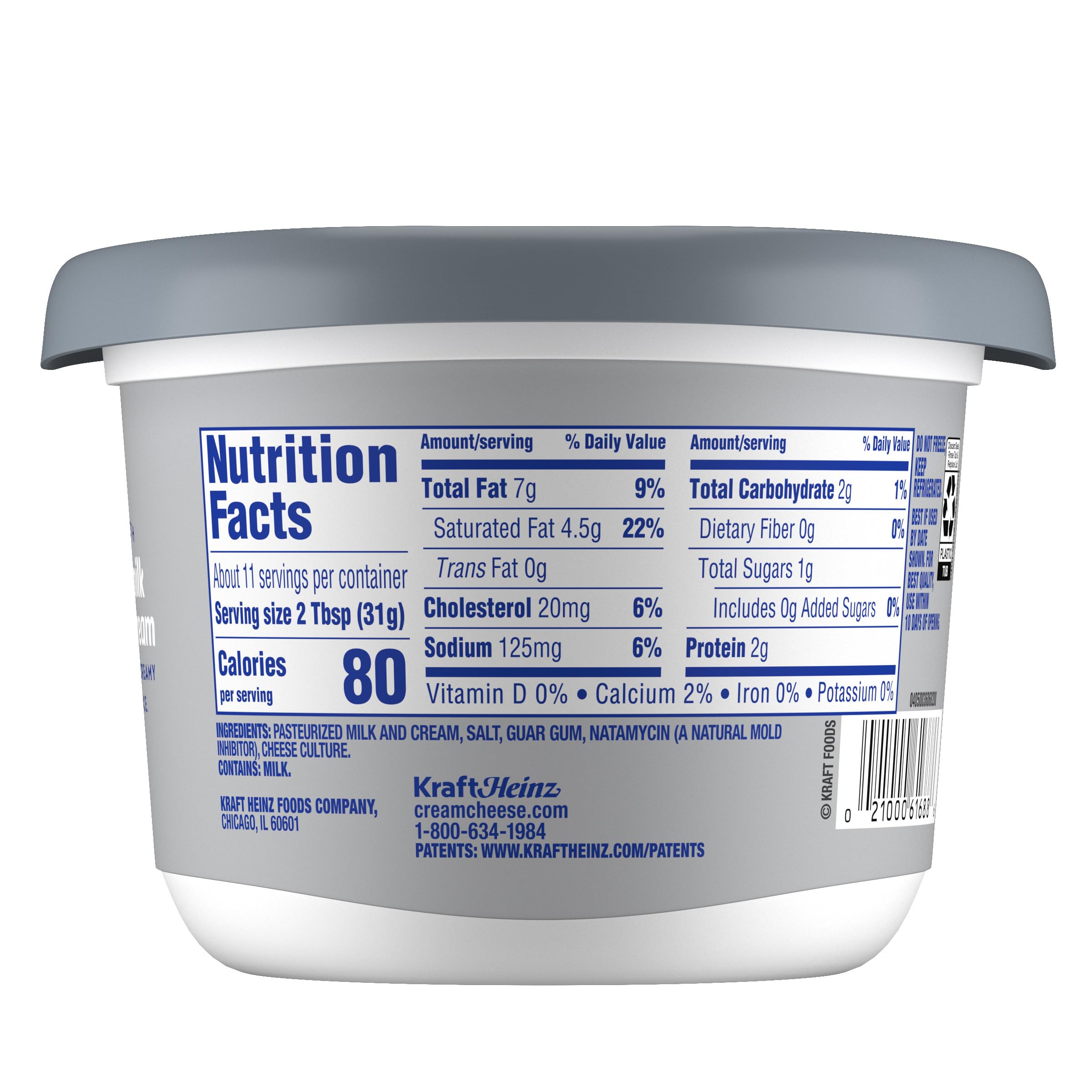 Philadelphia Cream Cheese Spread 1 Tub for Smooth Spreadable Mornings Original No Artificial Preservatives Flavors or Dyes 12 — view 3