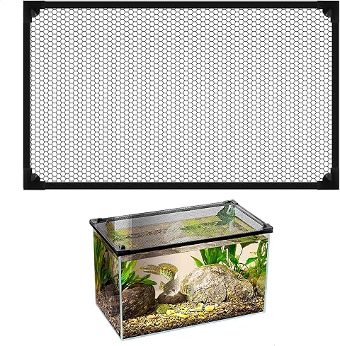 Filtro per Acquario, Acquario Rete Magnetica Anti-Salto, Isolamento Pesci Anti-Fuga Tappo, Copertura Pesci, Rettili, Tartarughe E Altri Animali (50x30cm)