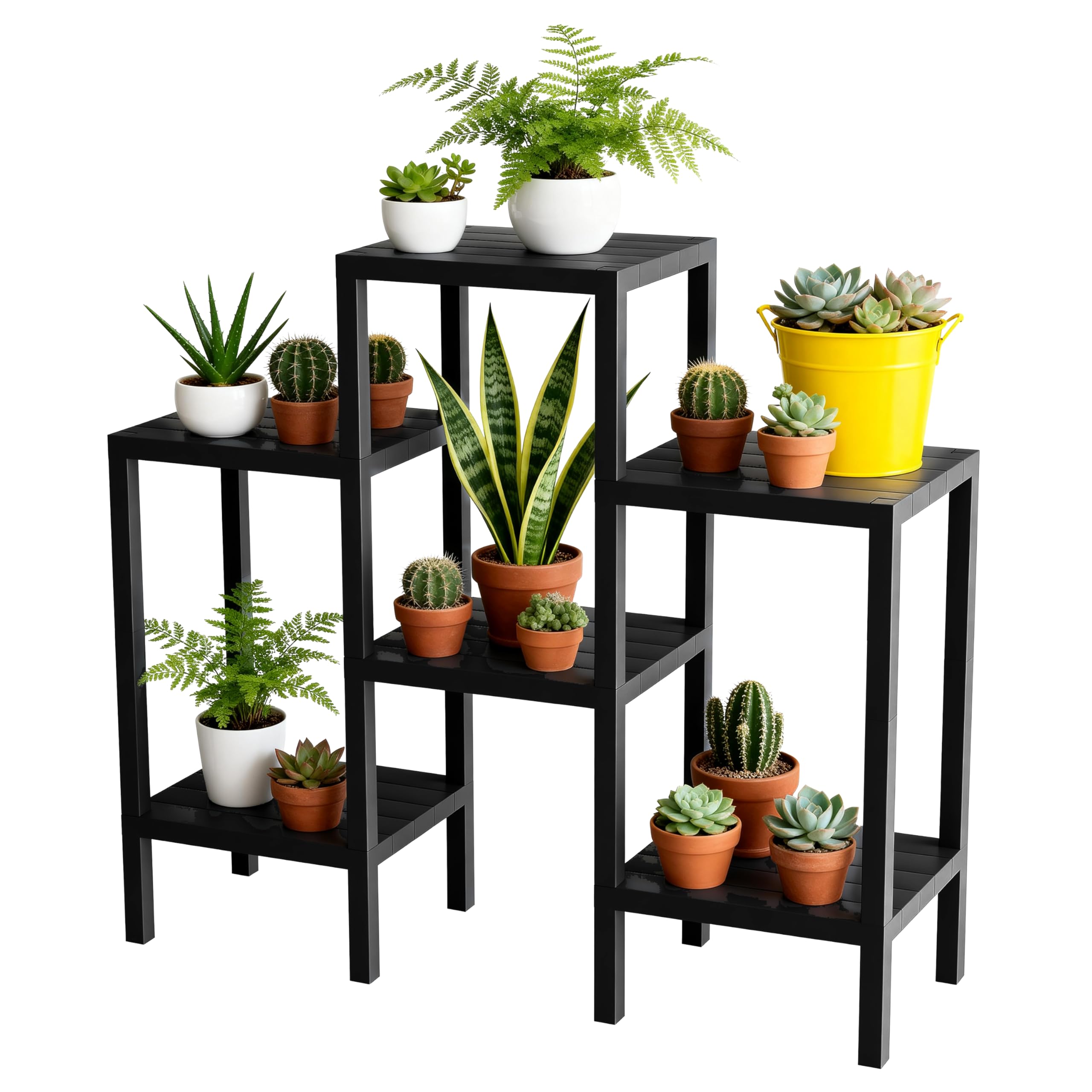 Bloemenrek IJzer Metalen Plant Display Stand Plank Tuin Opslag Rek