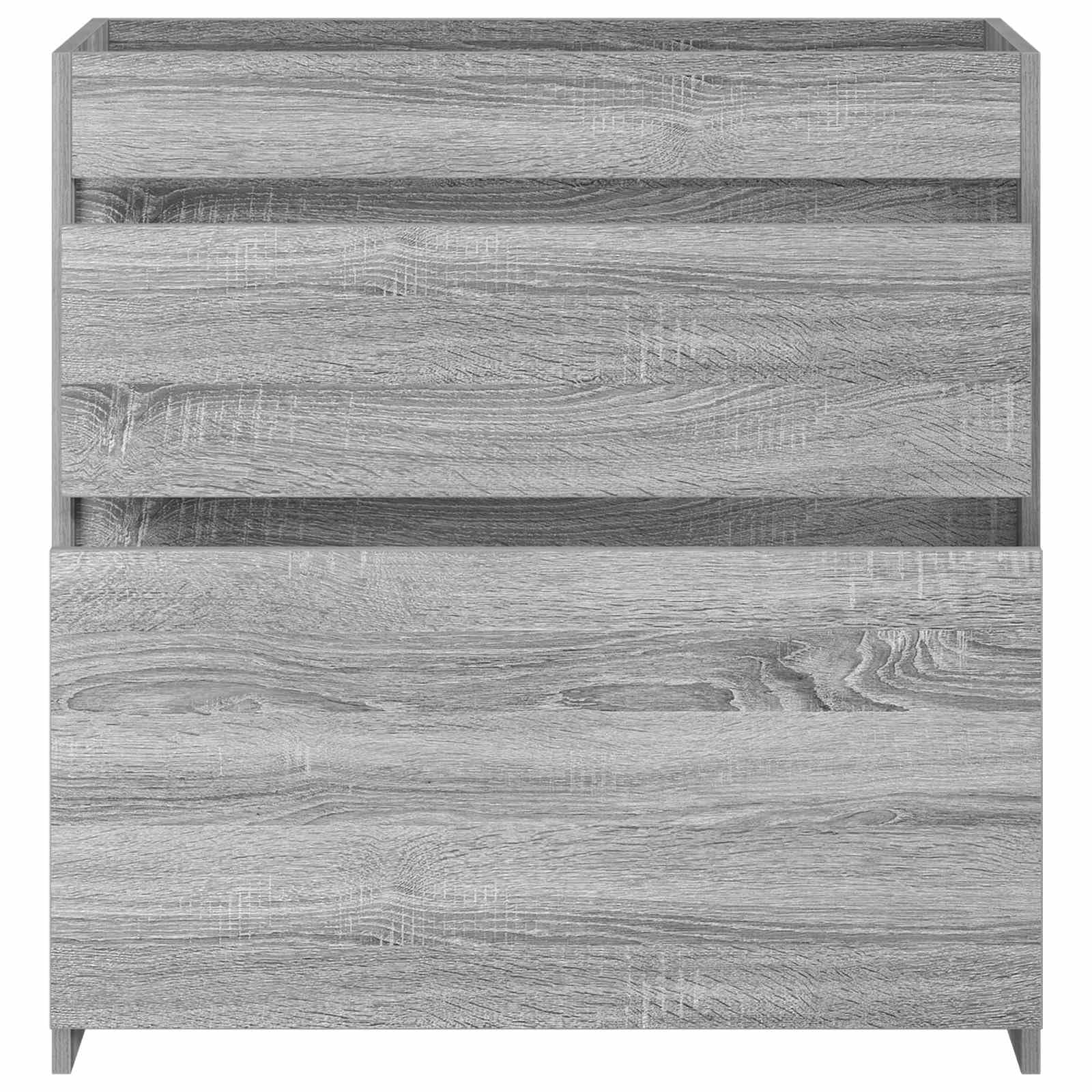 Mobile sottobagno grigio sonoma, 78,5 x 37,5 x 81 cm, in legno