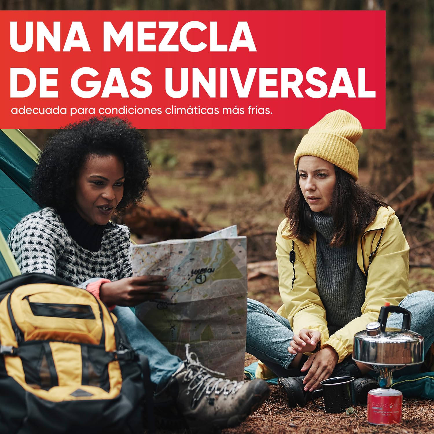 6X Cartuchos de gas Butano 500g, cartucho de rosca con gas Butano/Propano 899 ml, cartucho de gas conforme a EN 417, cartucho de válvula con cierre de rosca, cartucho de gas compatible con gas