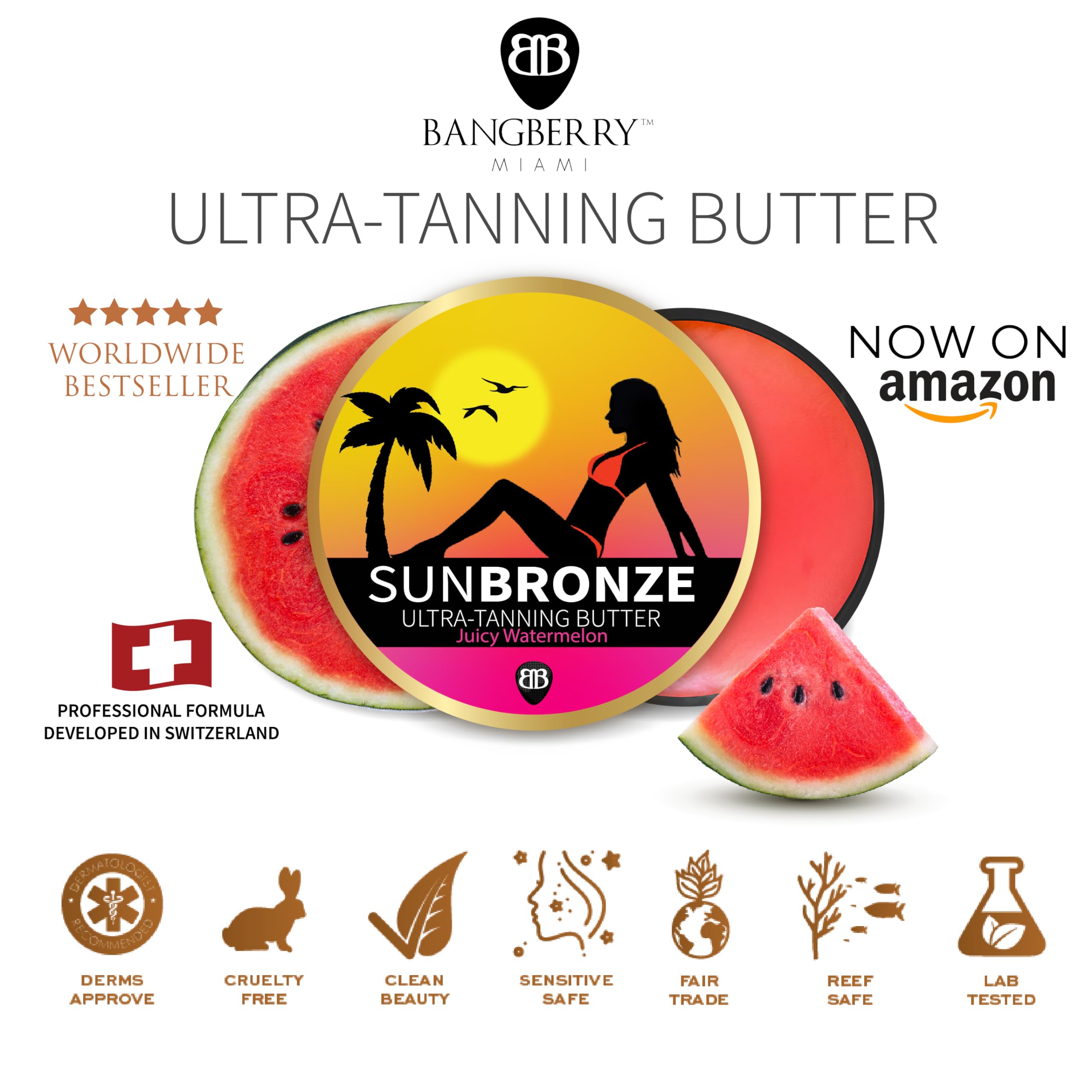Original Sun Bronze Ultra Tanning Butter - Juicy Watermelon