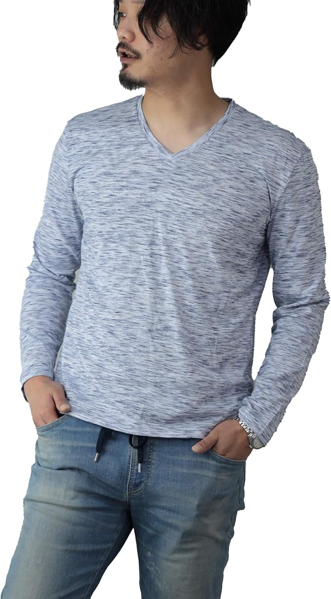 Amazon スコーネ Skkone Tシャツ メンズ 長袖 Vネック スリム 細身 無地 杢 Mix 黒 白 赤 紺 長袖tシャツ Vネックtシャツ ロングtシャツ カットソー トップス インナー 天竺 薄手 カジュアル お洒落 ミックスネイビー Ll Tシャツ カットソー 通販 Amazon スコーネ Skkone Tシャツ メンズ 長袖 Vネック スリム 細身 無地 杢 Mix 黒 白 赤 紺 長袖tシャツ Vネックtシャツ ロングtシャツ カットソー トップス インナー 天竺 薄手 カジュアル お洒落 ミックスネイビー Ll Tシャツ カットソー 通販