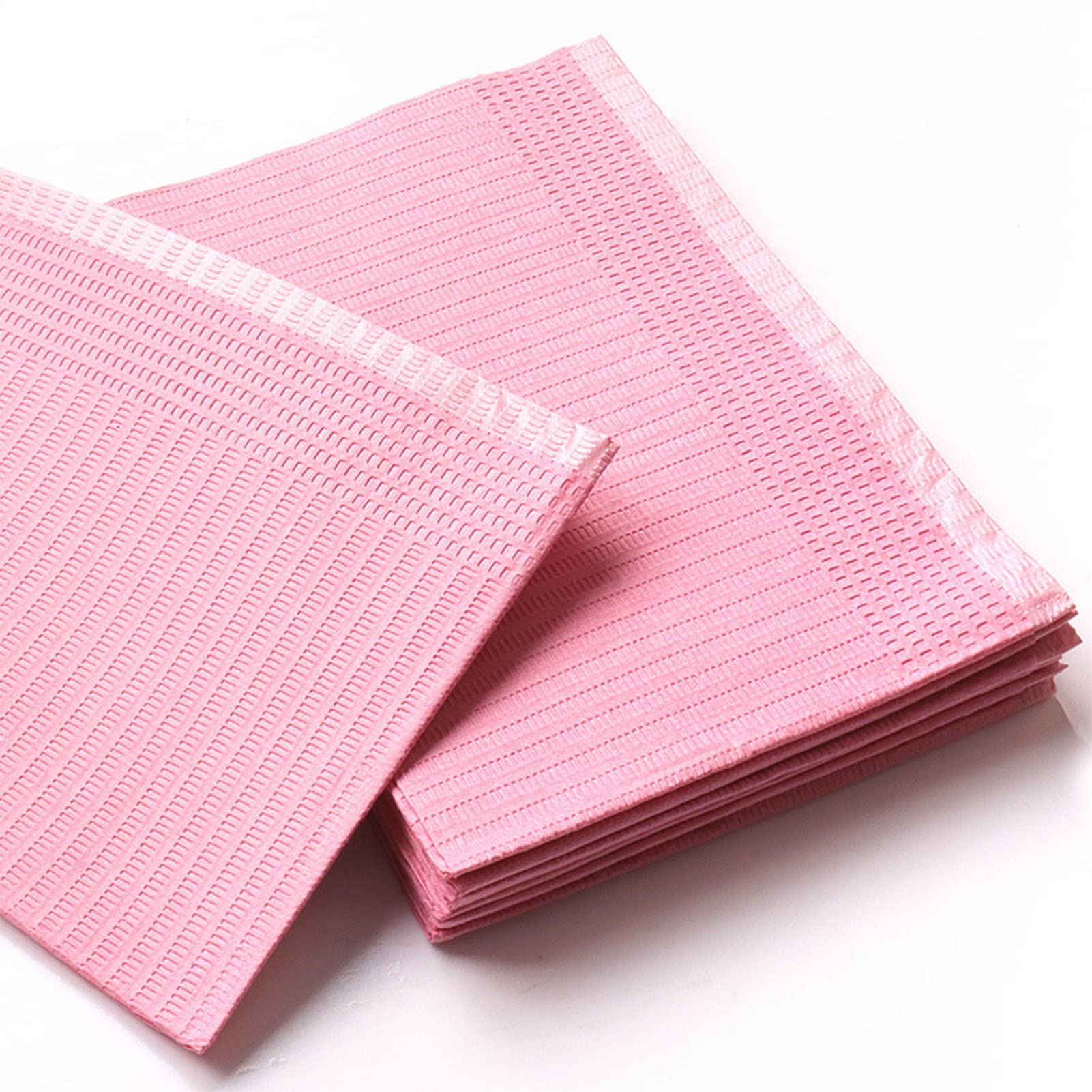 Cocoarm Tovaglia Usa e Getta in Tessuto per Tatuaggi, 125 Pezzi, 17,1 X 12,8 Pollici, con Struttura Spessa e Buon Assorbimento, per Tatuatori e Appassionati (PINK)