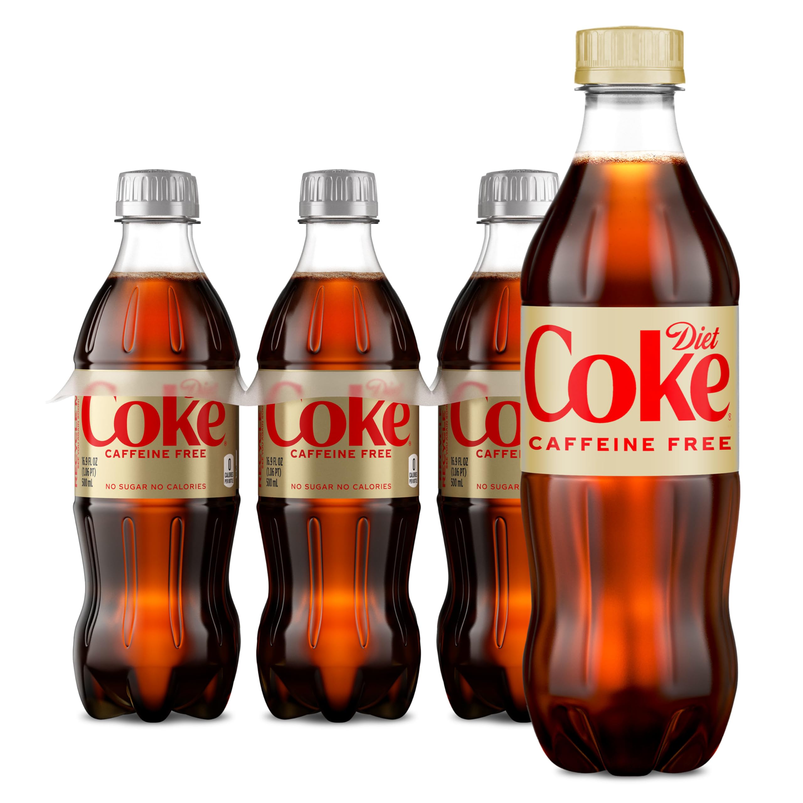 Caffeine Free Soda Soft Drink, 16.9 fl oz, 6 Pack